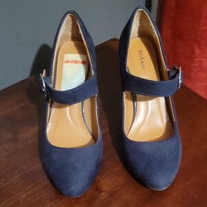 Style & Co. Dark Navy Mary Jane Pumps with Buckle
